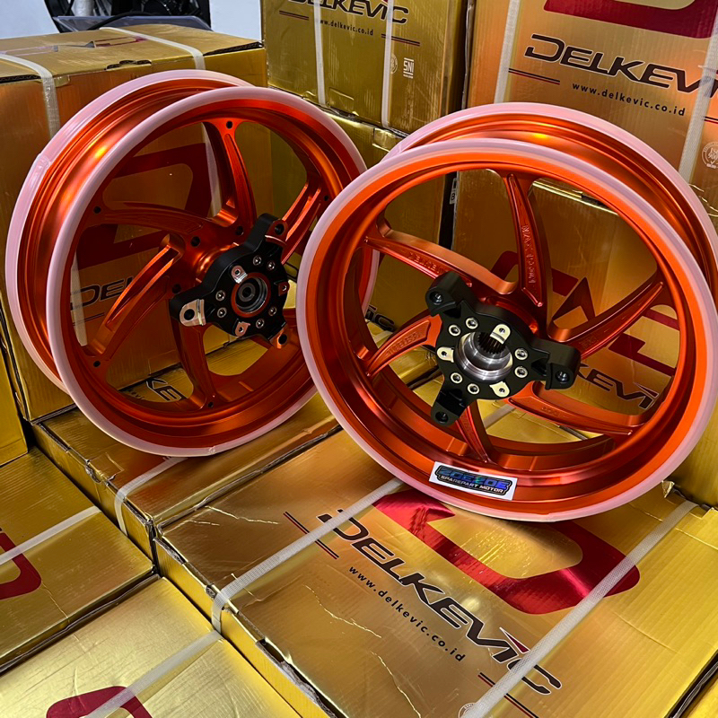 VELG DELKEVIC YAMAHA NMAX LAMA 2015-2019 VELG NMAX OLD DEPAN BELAKANG