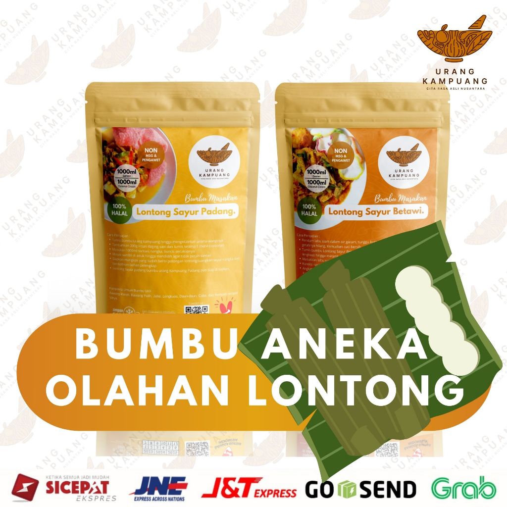 

Bumbu Aneka Olahan Lontong Non MSG & Pengawet Urang Kampuang Food