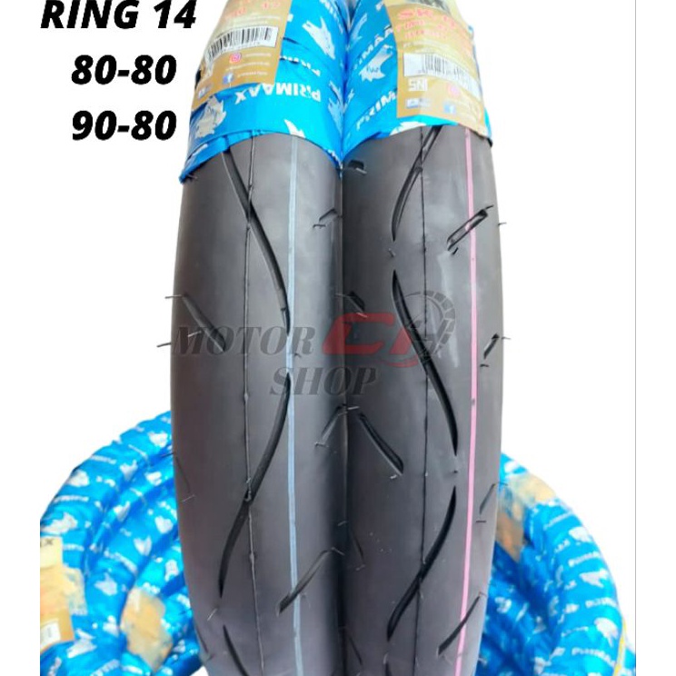 VkG SEPASANG BAN DONAT BAN PRIMAAX RING 14 8 8  9 8  BAN PRIMAX PRIMAAX SK1 88  98 Ring 14 BAN BARU 