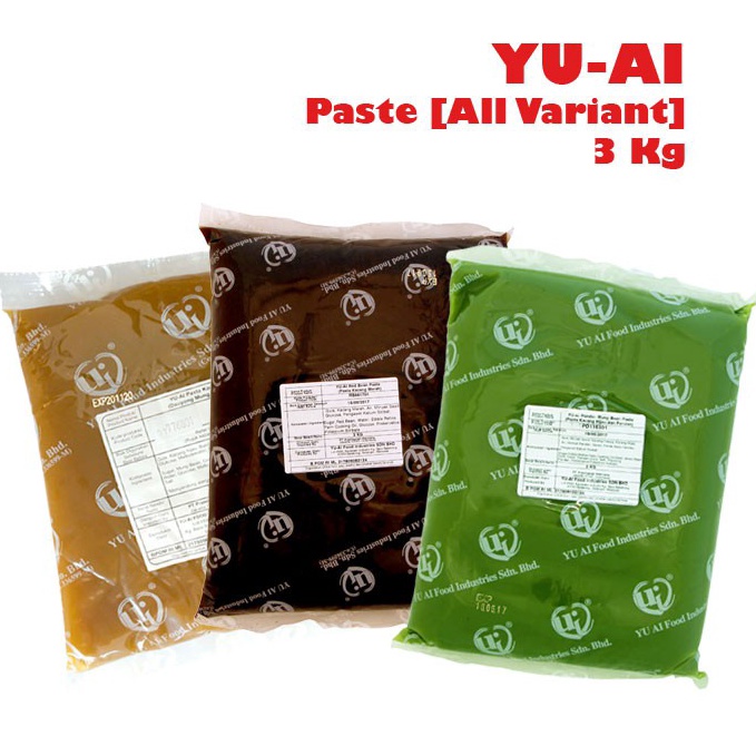 

Miliki YUAI Paste Pasta Filling Mung Bean SEMUA 3Kg HGI