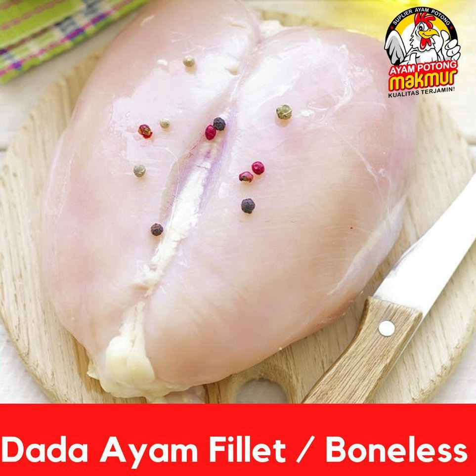

FZJM4464 GROSIR Daging Dada Ayam Fillet Boneless