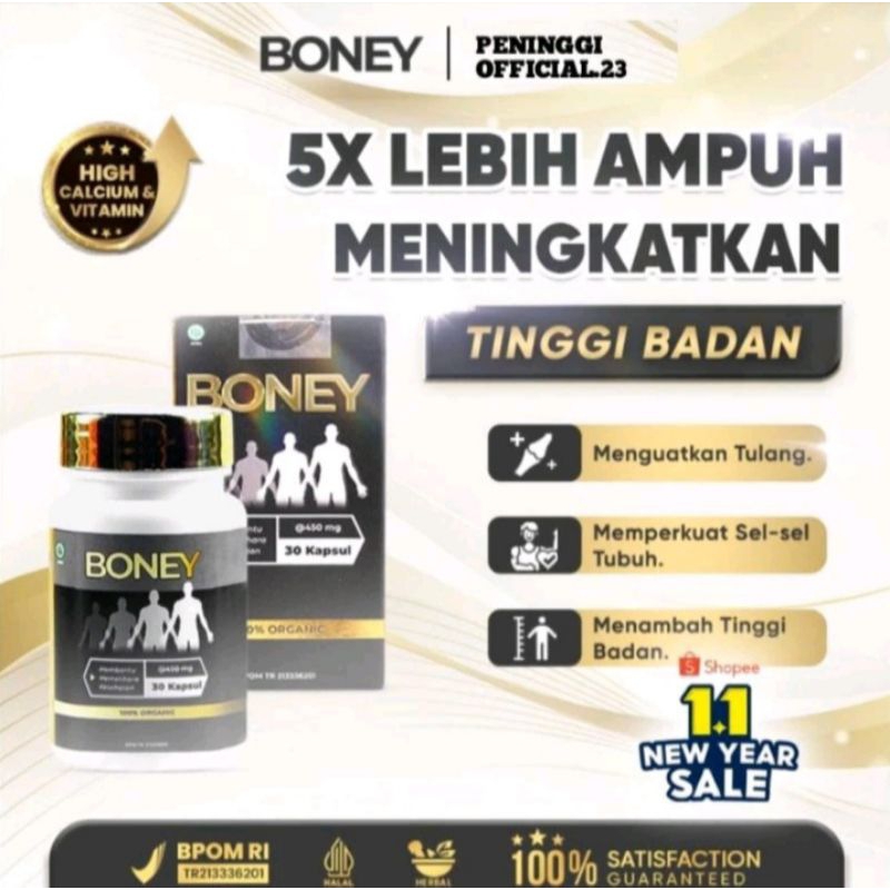 BONEY PENINGGI BADAN / KAPSUL PENINGGI BADAN AMPUH