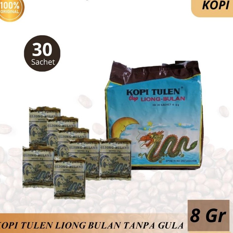 

WHDW3418 Terbaru Kopi Liong Bulan MiniKopi Tulen Tanpa Gula Isi 3 Sachet x 8gr Kopi Legendaris Khas Kota Bogor