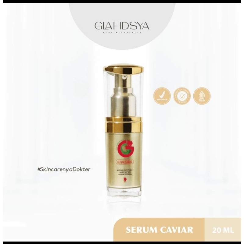 SERUM CAVIAR SERUM ANTI AGING ANTI PENUAAN DINI SERUM GOLD SERUM EMAS SERUM PENGHILANG KERUTAN GLAFI