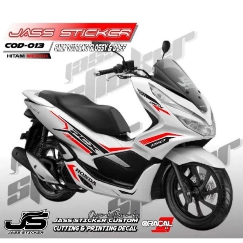STICKER CUTTING MOTOR PCX 150/STICKER STRIPING PCX 150/STRIPING ((COD))