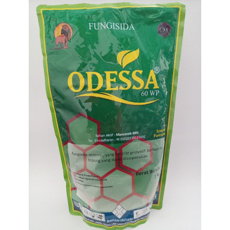 Fungisida Odessa 60 WP 1 Kg mankozeb sistemik untuk tanaman cabai bawang merah melon padi sejenis bi