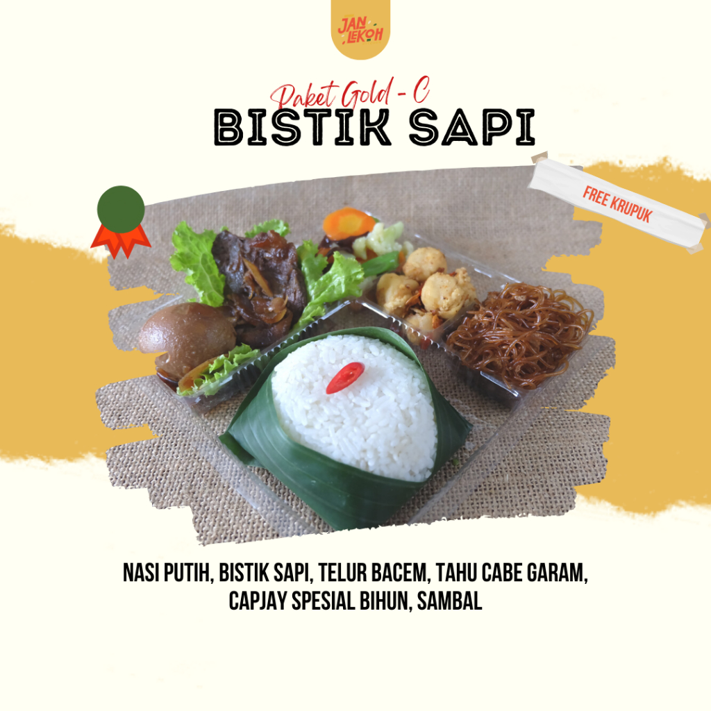 

NASI BOX JANLEKOH - PAKET GOLD - BESTIK SAPI