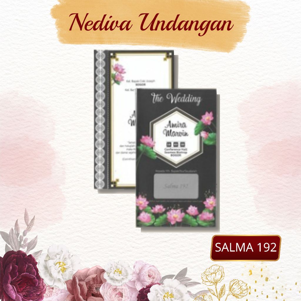 Blangko Undangan Salma 192 Harga Murah