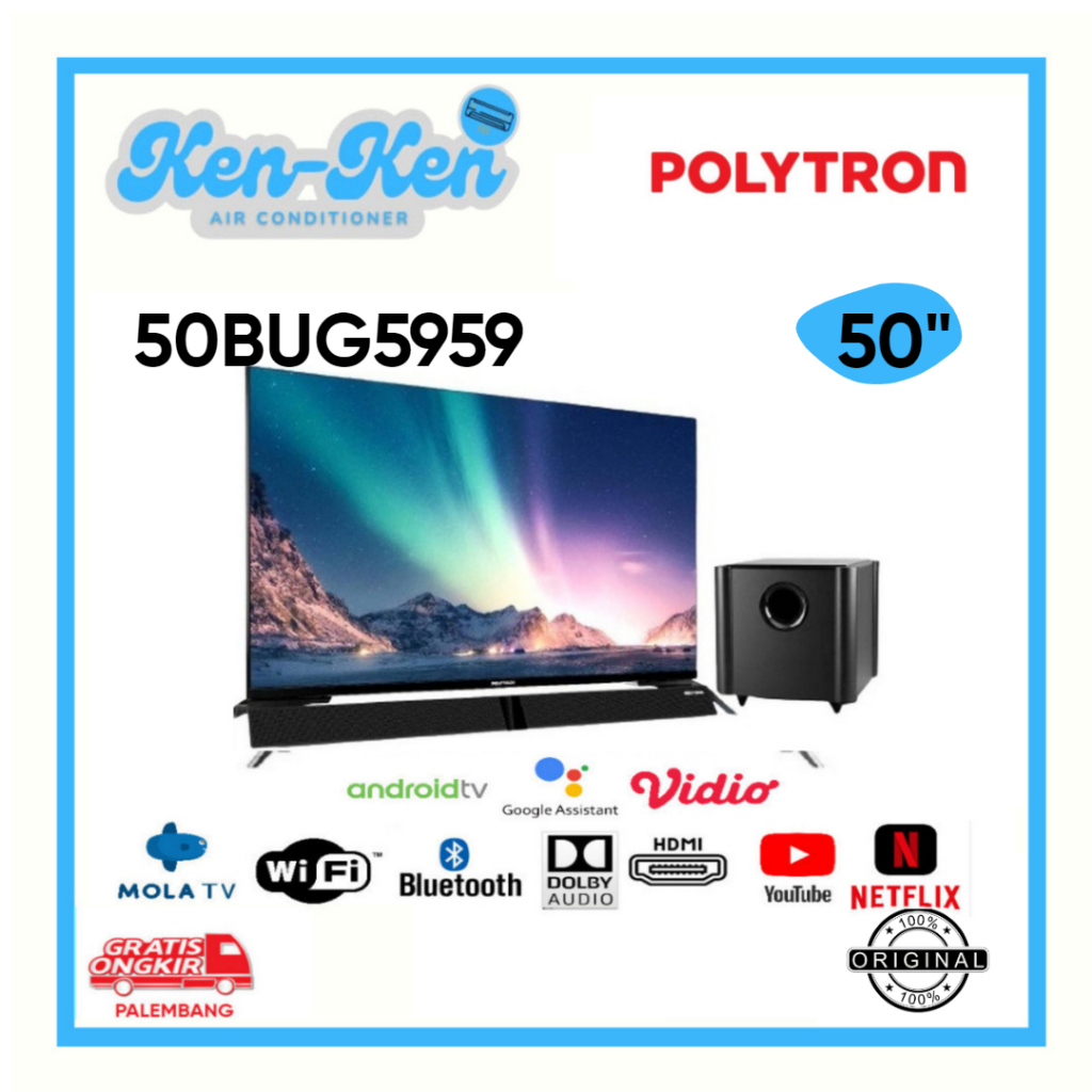 TV LED Polytron 50BUG5959 LED Polytron 50 Inch Android TV