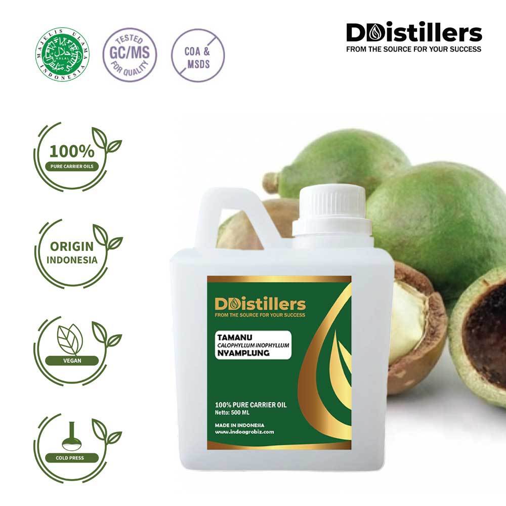 Tamanu / Nyamplung Carrier Oil Pure 100%, 500ML-1L HDPE