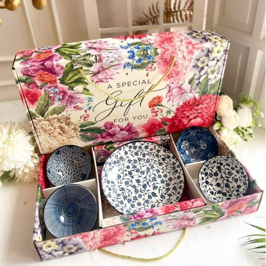 CNY 2024 Japanese Bowls & Plate Hamper Parsel | Piring & Mangkok