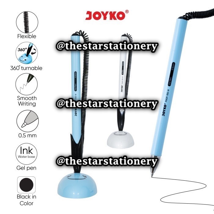 

(1 Biji) GROSIR Pen Stand Joyko PSGP-350 PSGP-300 0.5 mm / Pen Stand Gel Pen Pena Joyko PSGP350
