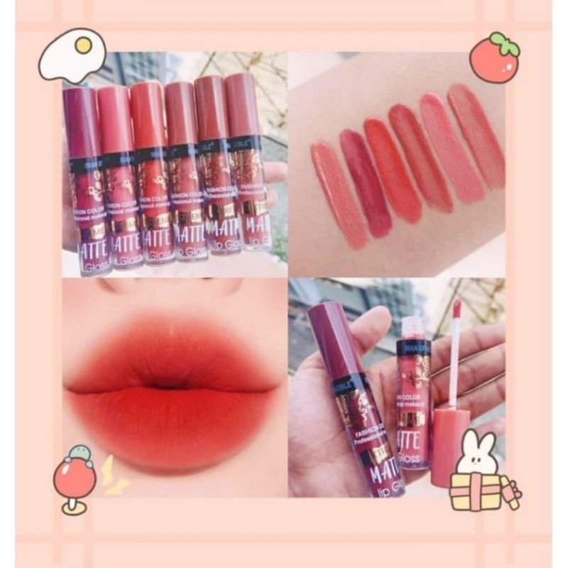 LIP GLOSS IMAN OF NOBLE LOVE VIVID TOUCH/LIPGLOSS NUDE MATTE TUTUP PENTOL 1039/1021