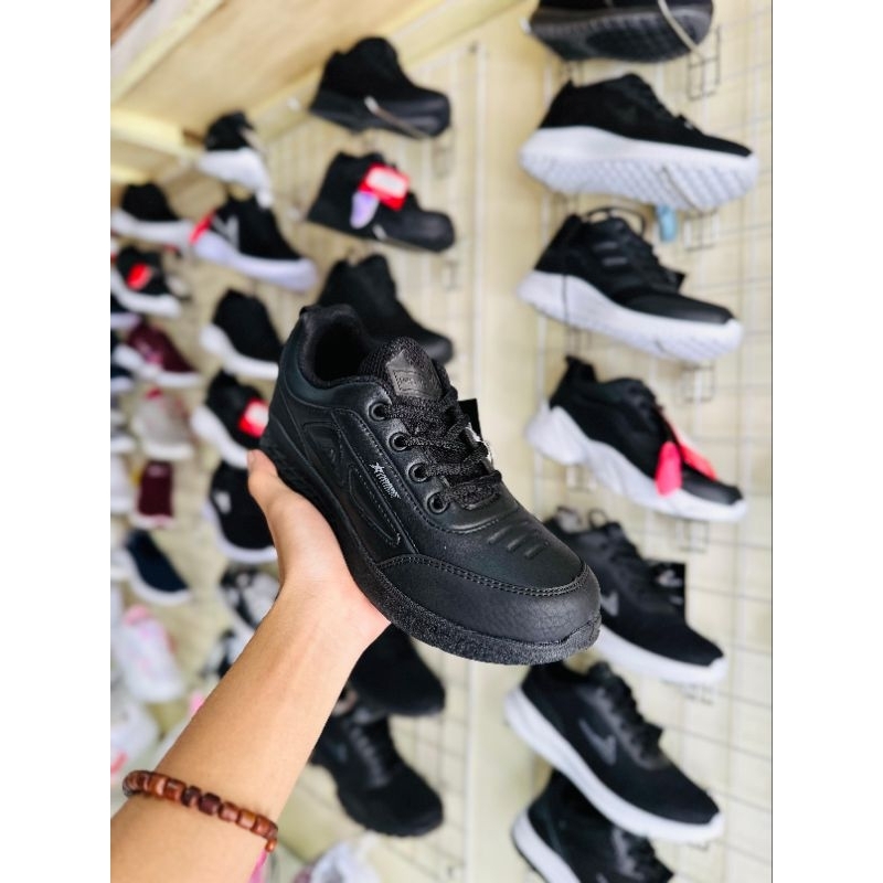 ProAtt, ProAtt POS 360, Sepatu Sekolah, Sepatu Hitam Polos, Sepatu Cowok, Sepatu Cewek