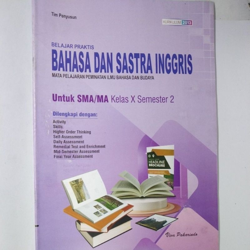 LKS SMA BAHASA SASTRA INGGRIS KELAS 10 SEMESTER 2 KURIKULUM 2013- K13