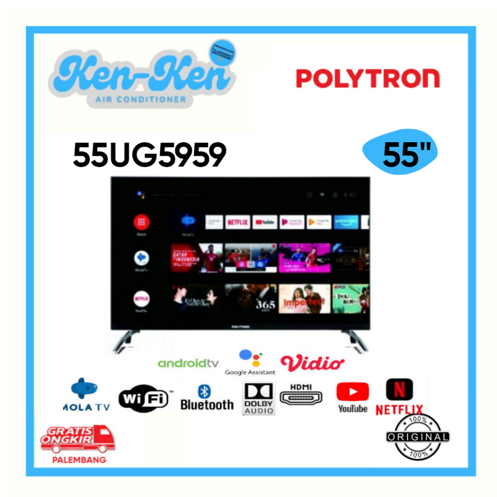 TV LED Polytron 50UG5959 LED Polytron 50 Inch Android TV