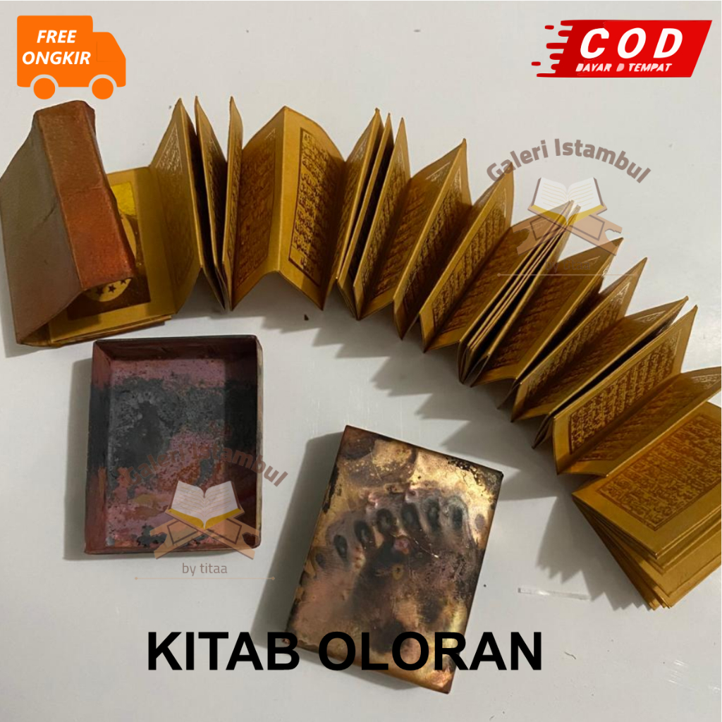 KITAB MINI AL QURAN OLORAN STAMBUL ISTAMBUL KUNO OLORAN