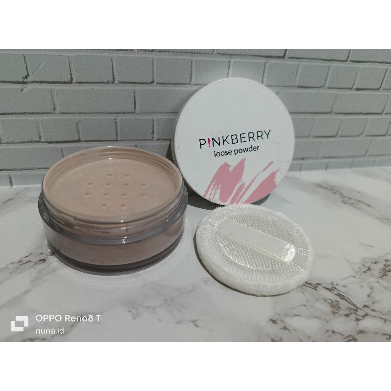 bedak pink berry reject