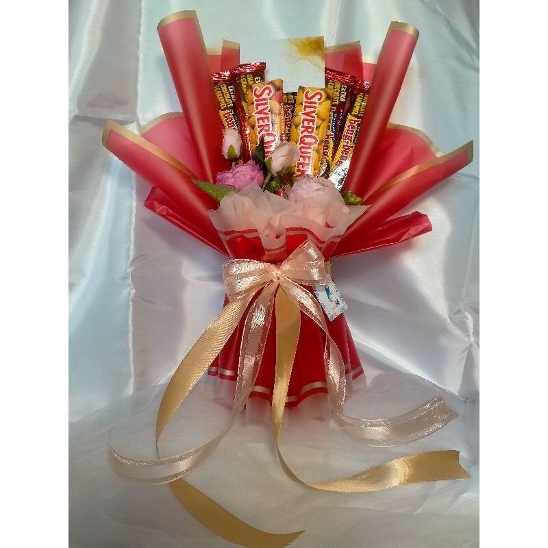 

Termurah Buket Cokelat Silverqueen Beng beng Buket Snack