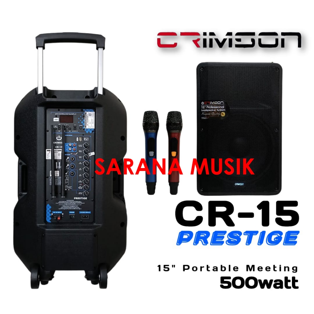 Speaker Portable Crimson CR15 Prestige CR-15 Prestige CR 15 Crimson Meeting Portable