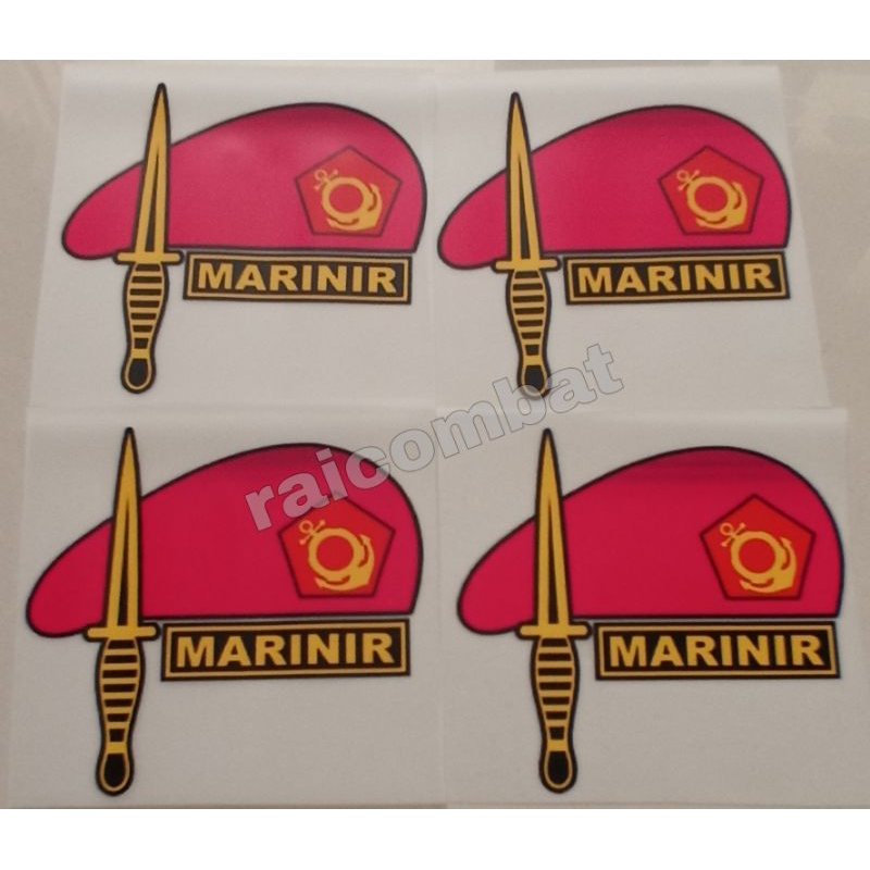 Stiker Sablon DTF / Sablon Setrika Logo Marinir
