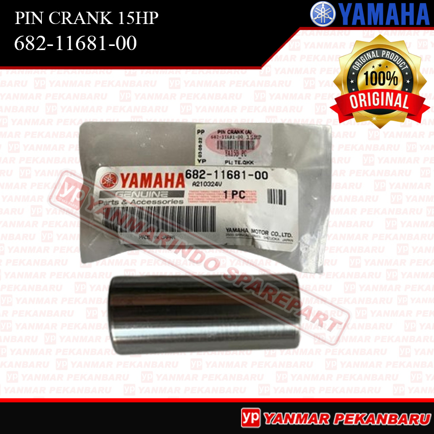 15HP PIN CRANK KOR AS 682-11681-00 MESIN TEMPEL YAMAHA SPEED BOAT 15PK ORIGINAL ASLI