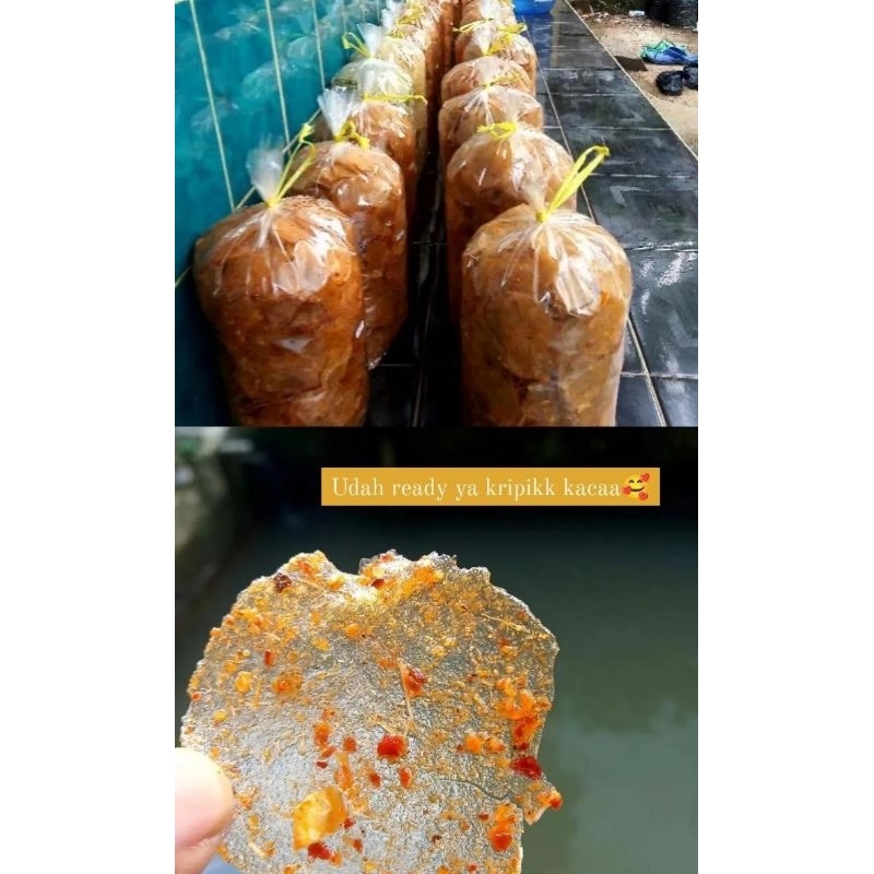 

FREE BUBBLE WRAP 1KG KERIPIK KACA PEDAS DAUN JERUK TERLARIS TERMURAH