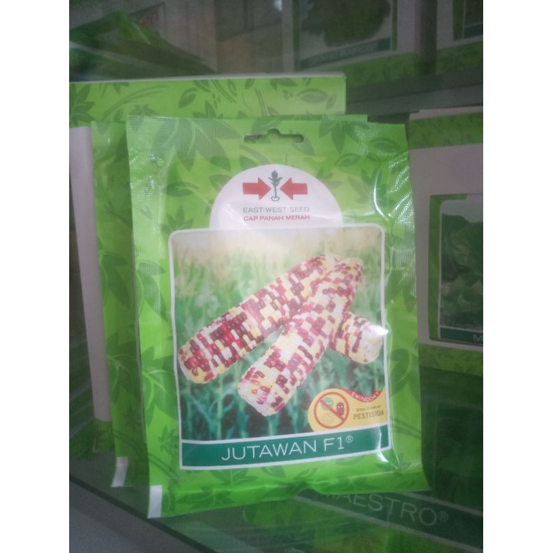Benih Jagung Ketan Jutawan F1 200 biji - Kemasan Small Pouch Cap Panah Merah