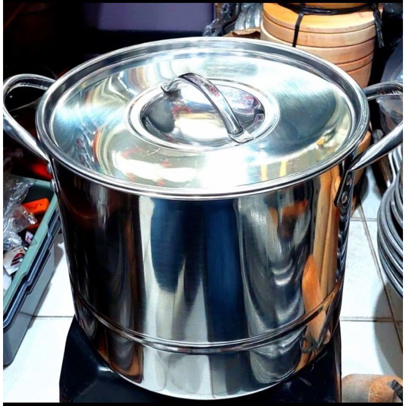 Panci serbaguna | Dandang supra stainles steel tebal 8Qt