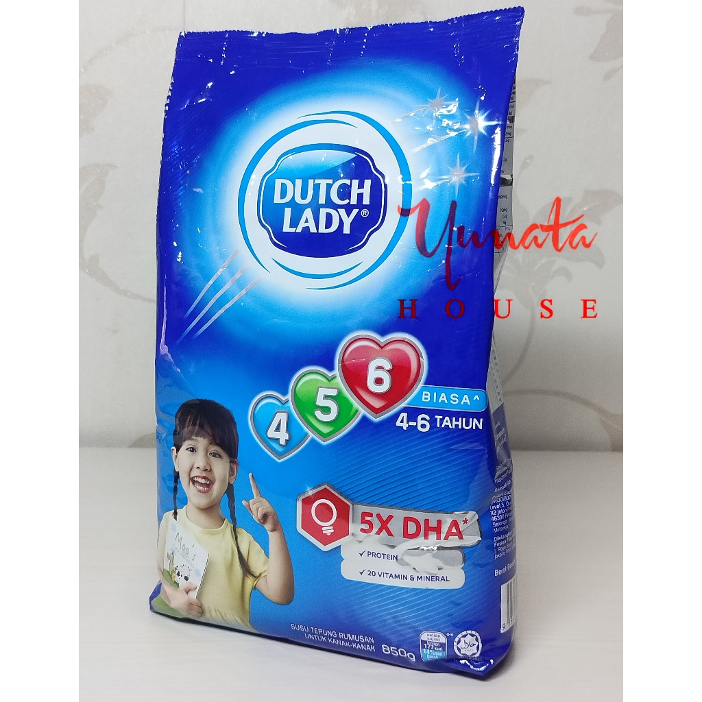 

Dutch Lady 5x DHA 456 Biasa [850g]