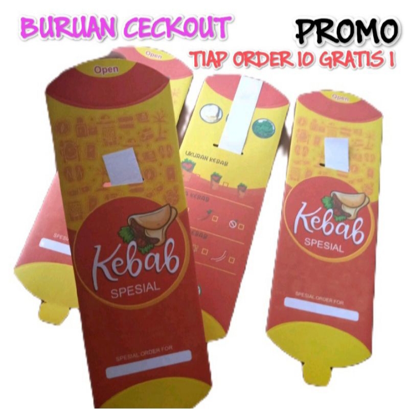 

Kertas kebab /kemasan makanan kebab/wadah kebab ukuran 24x9cm 100lembar