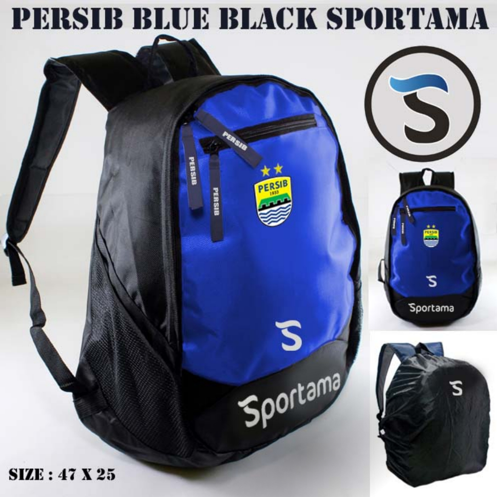 Tas Ransel Persib Blue Black / Tas Punggung Persib Blue Black / Tas Olahraga Persib Blue black / Tas