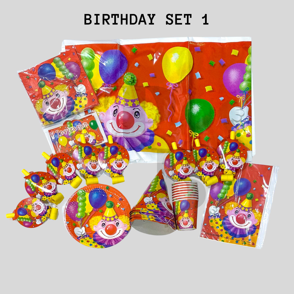 PAKET Dekorasi Ulang Tahun/Birthday Terompet Table Cover 1