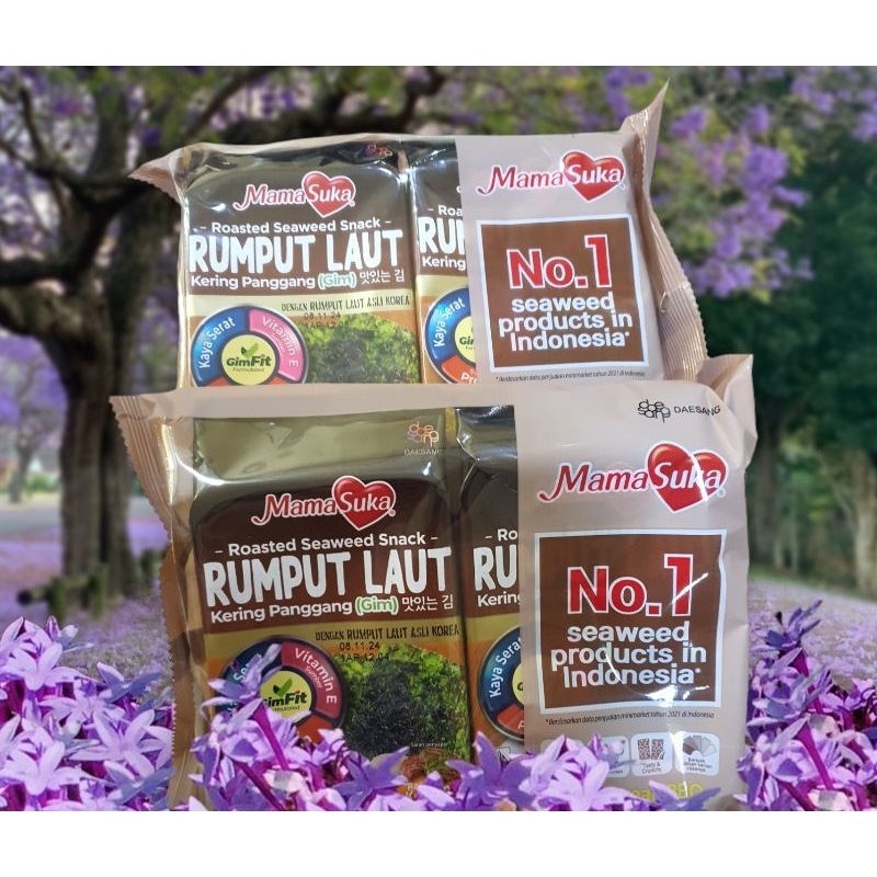 

PAKET SEROK [NORI RUMPUT LAUT 2 PAK isi 4 bungkus]+GRATIS TAMBAHAN SNACK