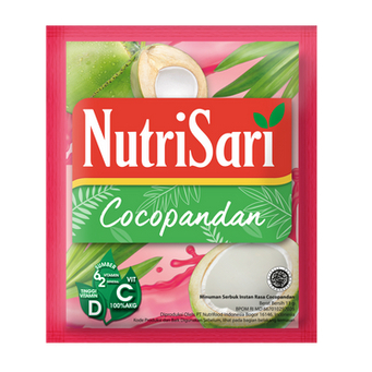 

Nutrisari Cocopandan 11 g isi 10 Sachet/Pack