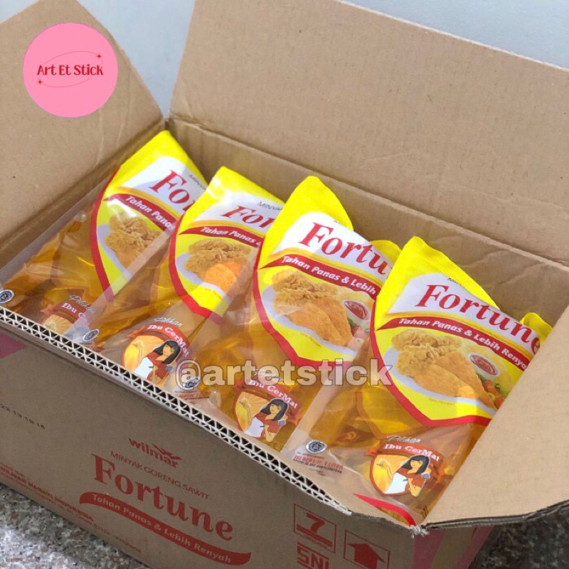 

1 Dus Minyak Goreng Fortune 1 Liter (Isi 12 Pouch)