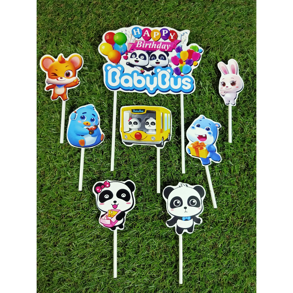 [Whispers] Cake Topper Babybus happy birthday