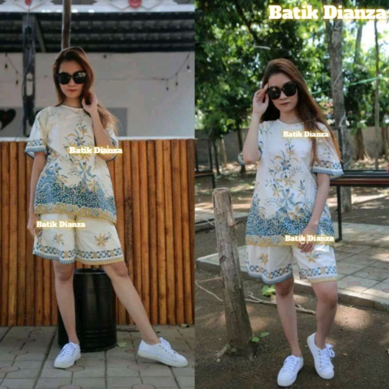 SETELAN BATIK UNGGUL JAYA/SETELAN BATIK CELANA PENDEK