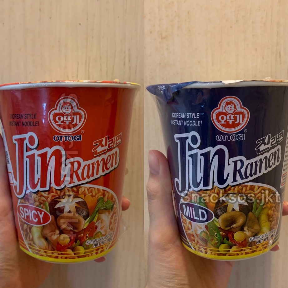 

1111 CUP OTTOGI JIN RAMEN MILD JIN RAMEN SPICY RAMEN KOREA