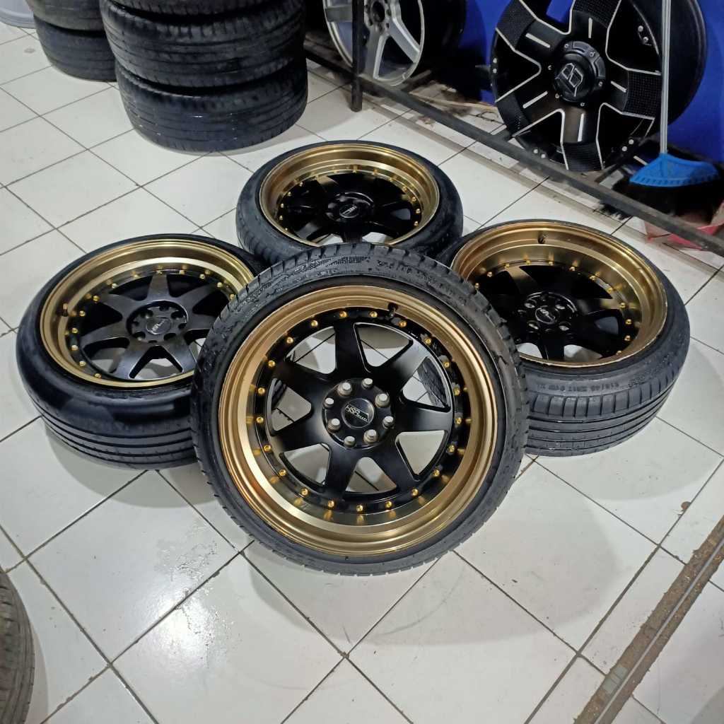 velg mobil second POWER ring 17 lubang 4x100/114,3 untuk city livina kijang avanza