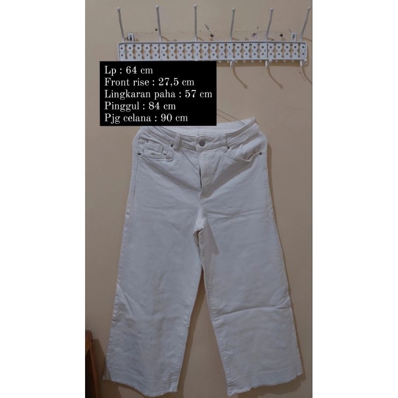 Celana Jeans kulot High waist H&M