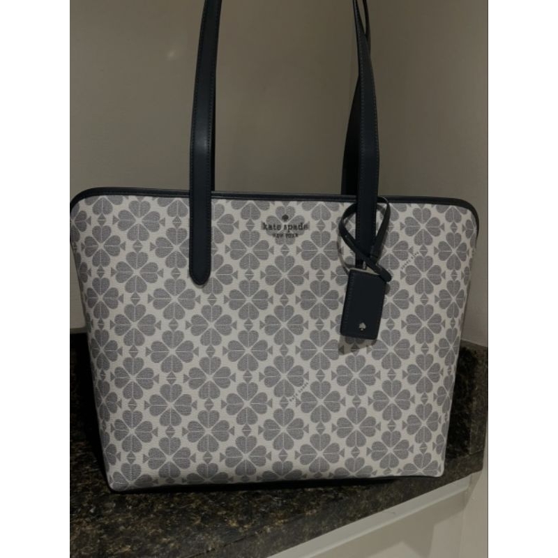 Kate Spade Signature Spade Flower Tote Navy