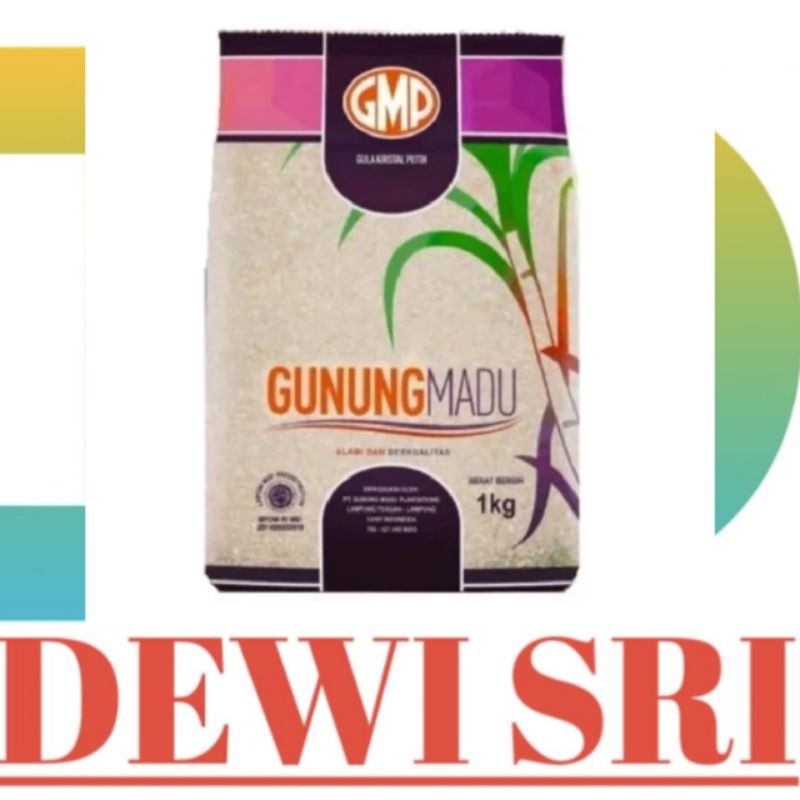 

GUNUNG MADU GMP 1Kg Gula Pasir Kemasan.