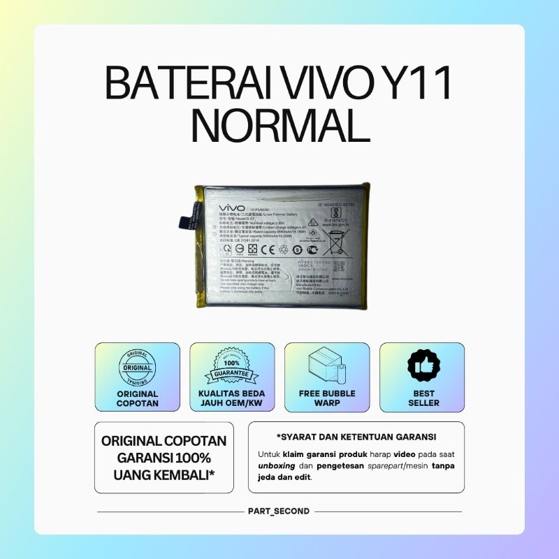 Baterai VIVO Y11 ORIGINAL