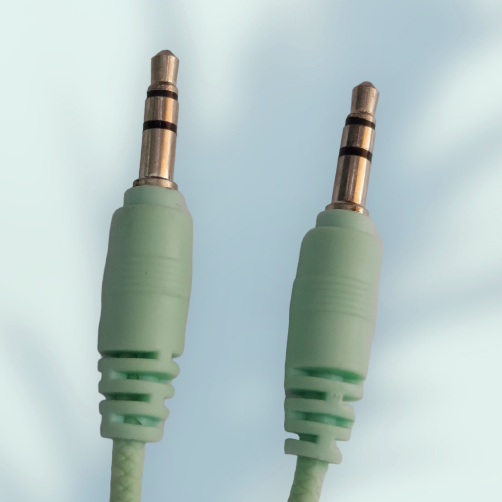 Kabel Jack Audio Speaker to Handphone Jack 3.5mm Kabel Aux Audio  Panjang 100cm