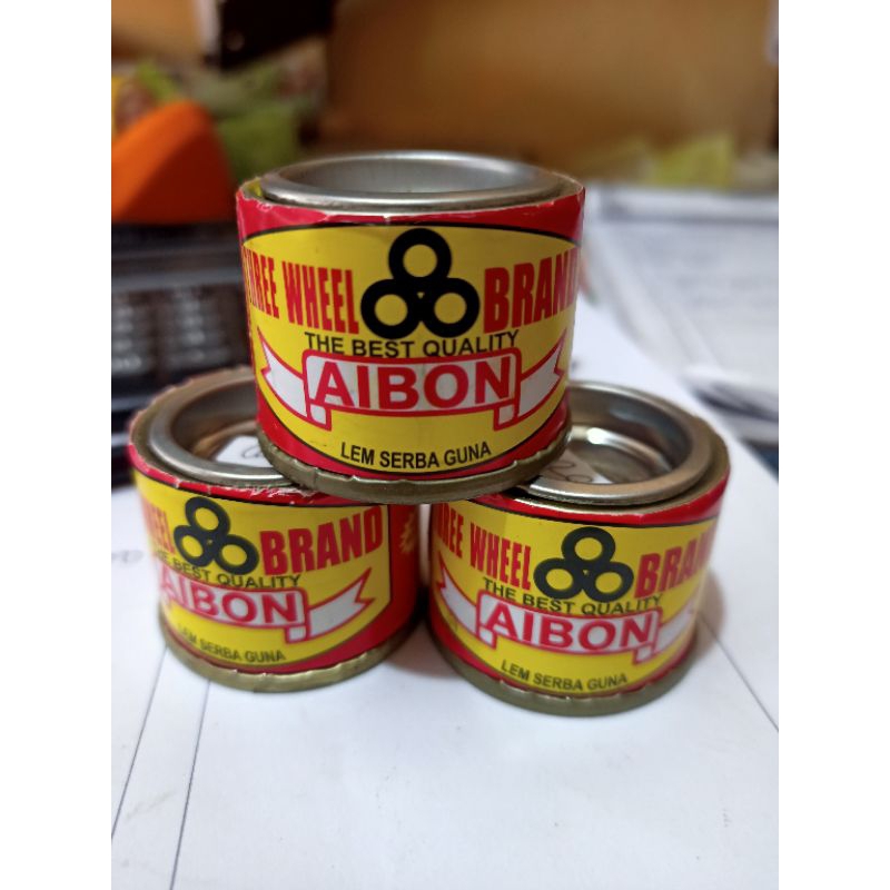 LEM PLASTIK LAYANGAN AIBON TIGA RODA ORIGINAL