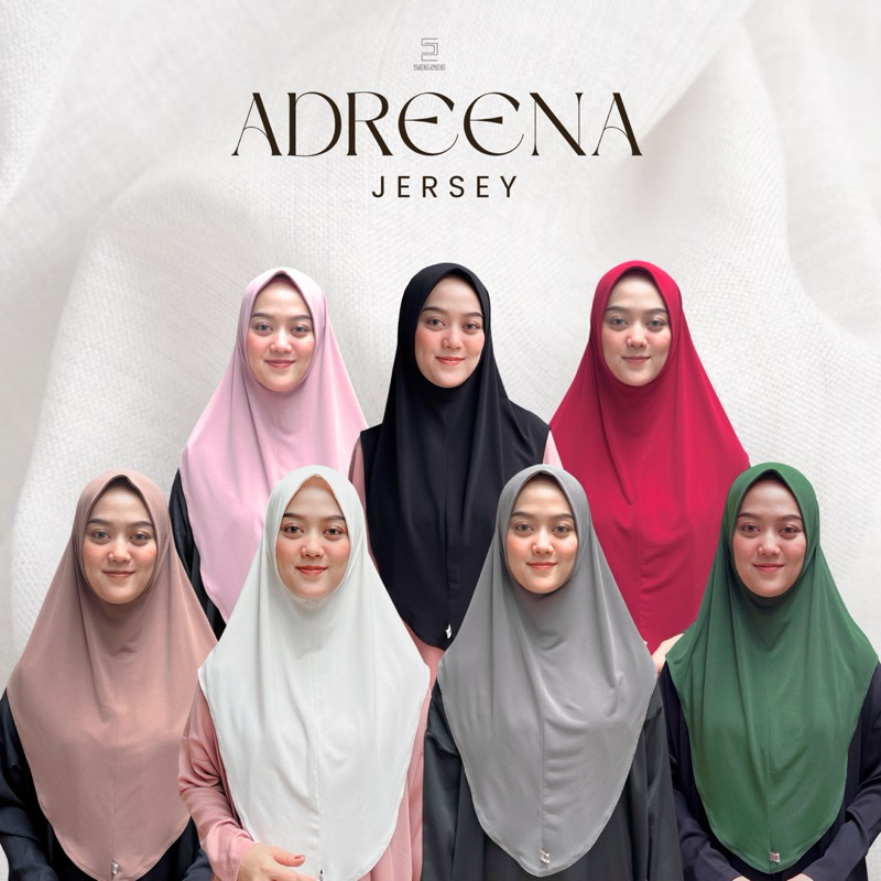 Adreena Jersey Bergo - Seezee Official - Hijab Daily