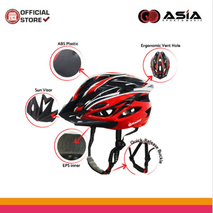 KAZOR Helmet Bike KHS-283 | Helmet Sepeda | Helm Sepeda