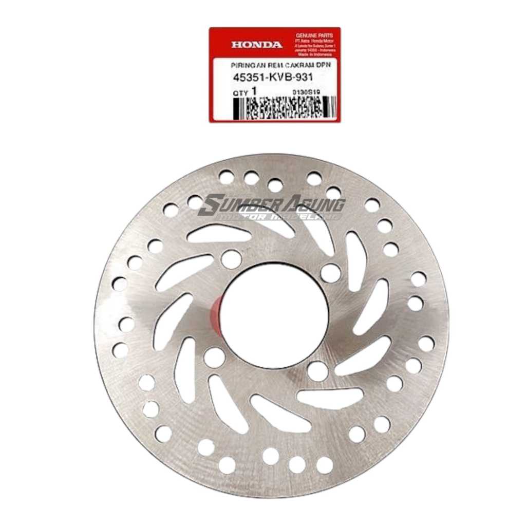 PIRINGAN DISK CAKRAM DEPAN VARIO 110 125 150 SPACY BEAT ESP SCOOPY ESP AHM 45351-KVB-931