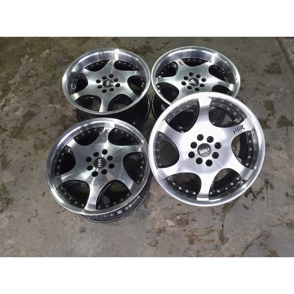 Velg Racing HSR Gangnam Ring 17 4x100/114.3 Kijang LGX Avanza Xenia Livina Galant Hiu
